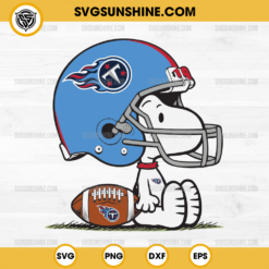 Snoopy Tennessee Titans NFL SVG, Snoopy Football SVG