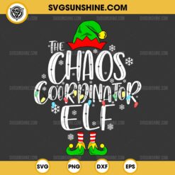 The Chaos Coordinator Elf SVG, Christmas SVG