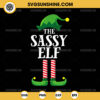 The Sassy Elf SVG, Christmas SVG, Elf SVG