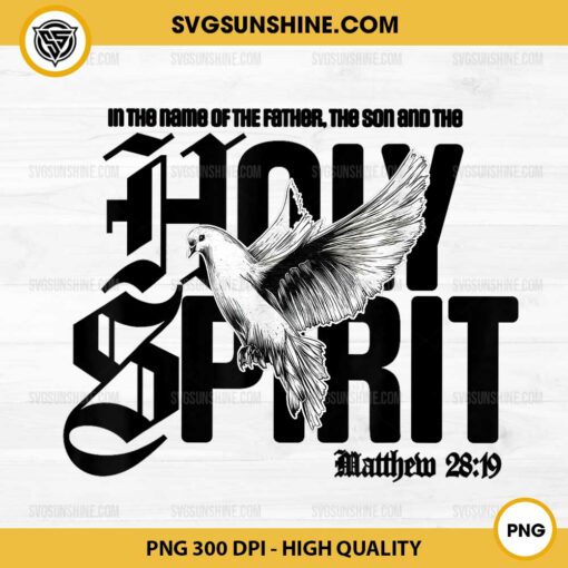 The Trinity PNG, Holy Spirit Christian PNG