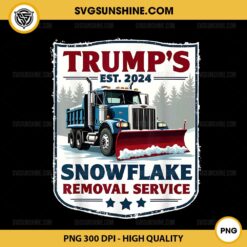 Trump's Est 2024 Snowflake Removal Service PNG