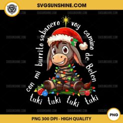 Tuki Tuki Donkey Mi Burrito Sabanero Mexican Christmas PNG