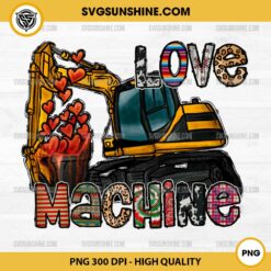 Valentine Love Machine PNG, Love Load Hearts PNG