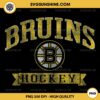 Vintage Boston Bruins Logo PNG, Boston Bruins Hockey PNG