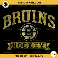 Vintage Boston Bruins Logo PNG, Boston Bruins Hockey PNG