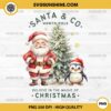 Vintage Christmas PNG, Vintage Santa Claus PNG, Santa & Co North Pole PNG