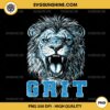 Vintage Grit Lions PNG, Detroit Lions Football PNG, Retro Lion Lovers PNG