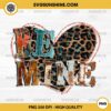 Western Be Mine Leopard Heart PNG, Happy Valentine's Day PNG