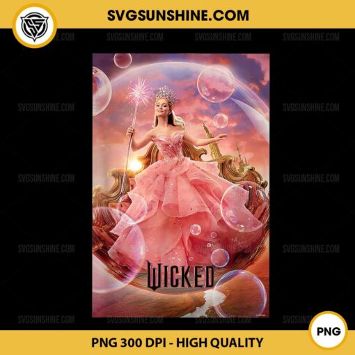 Wicked Glinda Bubble PNG, Glinda Upland Wicked PNG