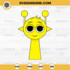 Yellow Simon Incredibox Sprunki SVG, Simon Yellow Sprunki Toys SVG