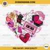 Eclectic Love Songs Valentine Heart PNG, Love Valentines Day PNG