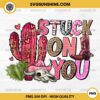 Stuck On You Cactus Valentine PNG, Pink Western Valentine PNG