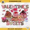 Valentine Day Cupcakes PNG, Love Sweets With Trio Of Cupcakes PNG