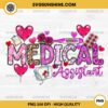 Valentine Medical Assistant With Hearts And Roses PNG