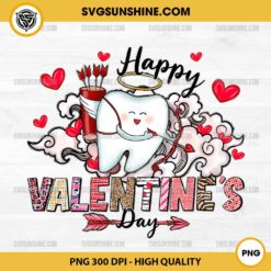 Happy Valentine Day Teeth Dental PNG