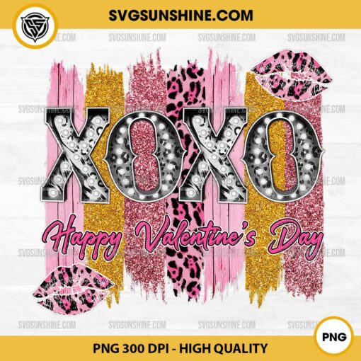 XOXO Happy Valentines Day PNG File