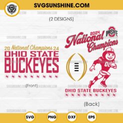 2024 National Champions Ohio State Buckeyes SVG Bundle