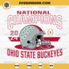 2024 Football National Champions Ohio State Buckeyes SVG, Ohio State Football National Champions 2024 SVG