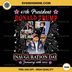 47th President Donald Trump PNG, Donald Trump Inauguration Day 2025 PNG