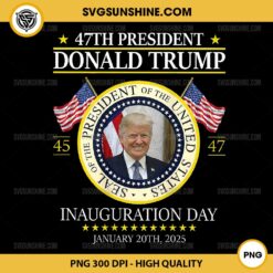 47th President Donald Trump PNG, Inauguration Day 2025 PNG