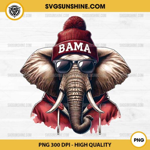 Alabama Crimson Tide Elephant PNG, Alabama Crimson Tide football PNG