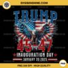 American Flag Eagle Donald Trump 45 47 Inauguration Day 2025 PNG