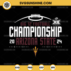 Arizona State Sun Devils Big 12 Football Championship 2024 SVG