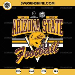 Arizona State Sun Devils Peach Bowl CFP 2025 SVG, Arizona State Football SVG