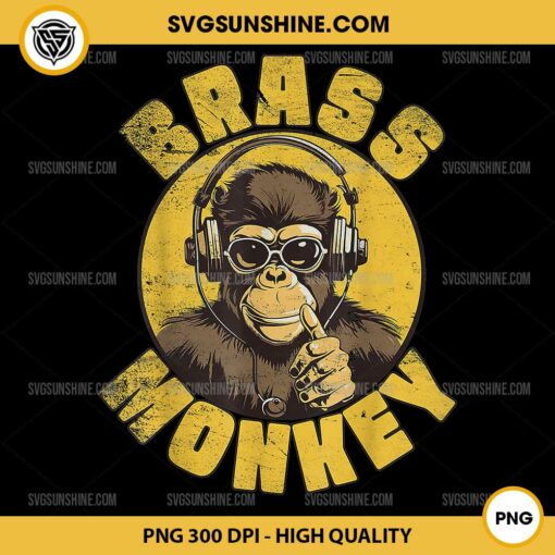 Brass Monkey PNG, Funny Cool Music PNG