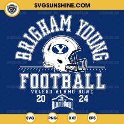 Brigham Young Football 2024 SVG, BYU Cougars Alamo Bowl 2024 Football SVG