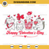 Cat Happy Valentine's Day SVG, Cat Valentine Hearts SVG, Cat Lover SVG, Valentine Cat SVG