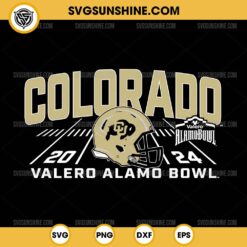 Colorado Buffaloes Valero Alamo Bowl 2024 Football SVG, Colorado Buffaloes football SVG