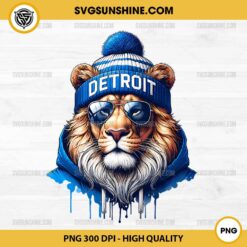 Cool Detroit Lions Football Mascot PNG, Detroit Lions American Football PNG