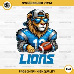 Detroit Lions 13 Craig Reynolds PNG, Detroit Lions American Football PNG