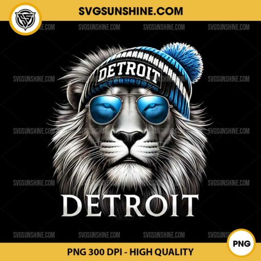 Detroit Lions Mascot PNG, Cool Detroit Lions Football PNG