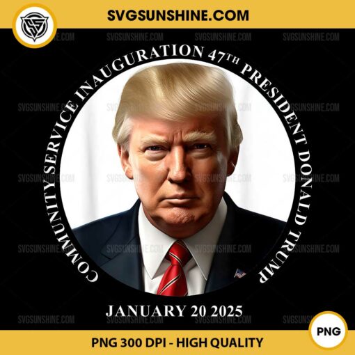 Donald Trump Community Service Inauguration 47th PNG