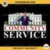 Donald Trump President Community Service PNG, Trump Inauguration 2025 PNG