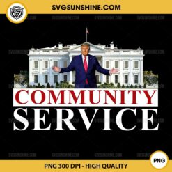 Donald Trump President Community Service PNG, Trump Inauguration 2025 PNG