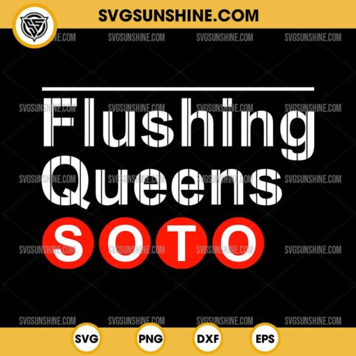 Flushing Queens Soto SVG, Juan Soto SVG File