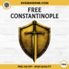 Free Constantinople PNG, Sword and Shield PNG