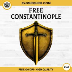 Free Constantinople PNG, Sword and Shield PNG