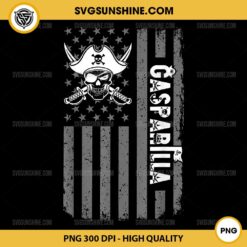 Gasparilla Pirate Festival 2025 PNG, American Flag Gasparilla PNG