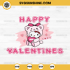 Hello Kitty Happy Valentines SVG, Hello Kitty Hearts Love SVG, Xoxo Hello Kitty Valentine SVG