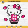 Hello Kitty Love Heart SVG, Hello Kitty Valentines Day SVG