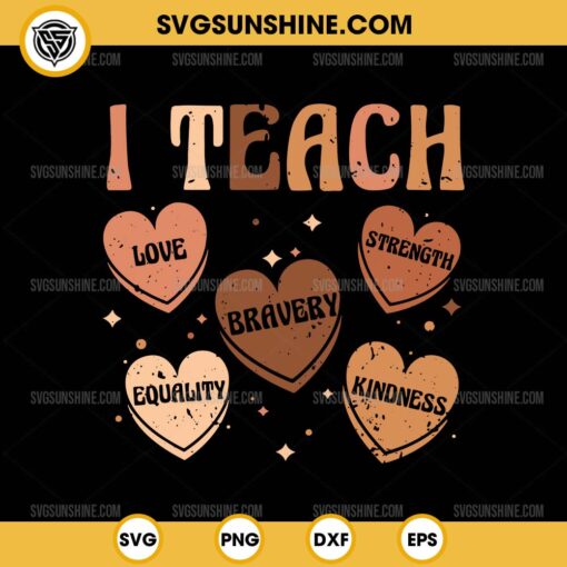 I Teach Black History Teacher SVG, Black History Month SVG, Teacher African American SVG, Black Teacher SVG