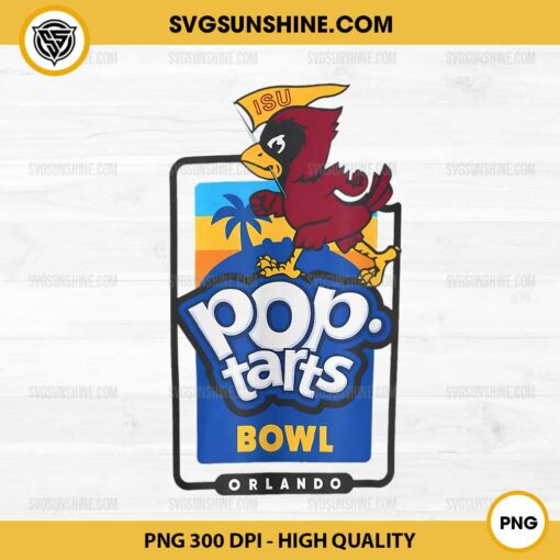 Iowa State Cyclones ISU Pop Tarts Bowl Orlando 2024 PNG