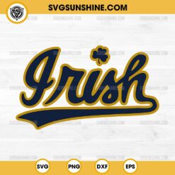 Irish Football SVG, Notre Dame Fighting Irish SVG PNG File