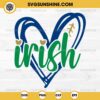 Irish Heart Football SVG, Notre Dame Fighting Irish SVG