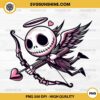 Jack Skellington Cupid Valentine PNG, Jack Skellington Valentine Day PNG