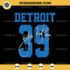 Jake Bates Detroit Lions 39 SVG, Jake Bates 39 SVG